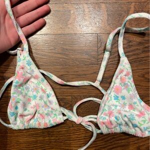 Sweet LA Hearts bikini top 🩷 size XS. Bottoms in a separate listing!